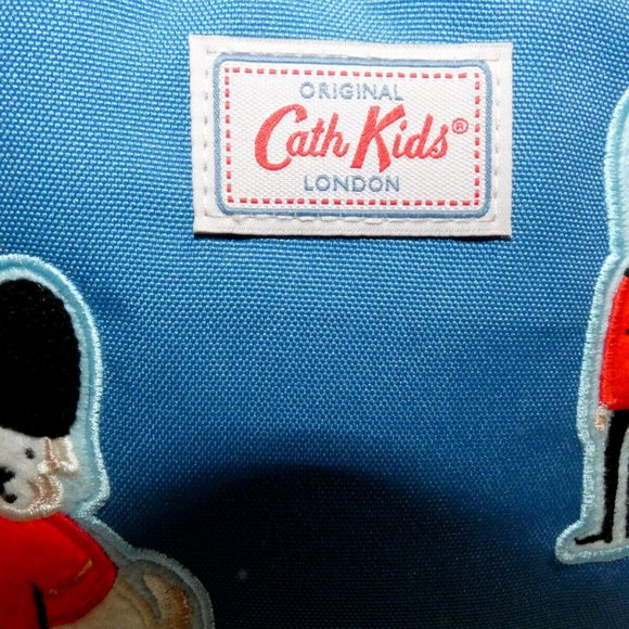 NWT Backpack Cath Kids London Tote Carrier Small Bag Blue Red Adjustable Straps - Picture 7 of 16